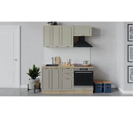 Кухонный гарнитур «Бьянка» длиной 160 см со шкафом НБ | Интернет магазин мебели и декора LifeDekor