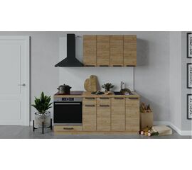 Кухонный гарнитур «Детройт» длиной 180 см со шкафом НБ | Интернет магазин мебели и декора LifeDekor