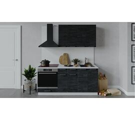 Кухонный гарнитур «Детройт» длиной 180 см со шкафом НБ | Интернет магазин мебели и декора LifeDekor