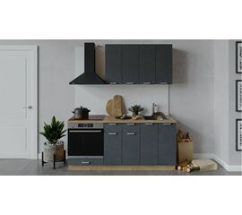 Кухонный гарнитур «Гранита» длиной 180 см со шкафом НБ | Интернет магазин мебели и декора LifeDekor