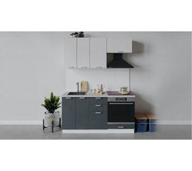 Кухонный гарнитур «Гранита» длиной 160 см со шкафом НБ | Интернет магазин мебели и декора LifeDekor