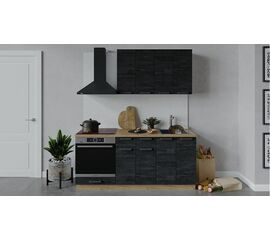 Кухонный гарнитур «Детройт» длиной 180 см со шкафом НБ | Интернет магазин мебели и декора LifeDekor