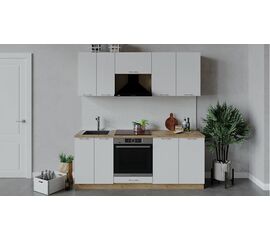 Кухонный гарнитур «Весна» длиной 200 см со шкафом НБ | Интернет магазин мебели и декора LifeDekor