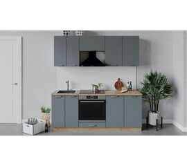 Кухонный гарнитур «Габриэлла» длиной 200 см со шкафом НБ | Интернет магазин мебели и декора LifeDekor