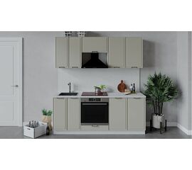 Кухонный гарнитур «Белладжио» длиной 200 см со шкафом НБ | Интернет магазин мебели и декора LifeDekor