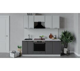 Кухонный гарнитур «Белладжио» длиной 200 см со шкафом НБ | Интернет магазин мебели и декора LifeDekor