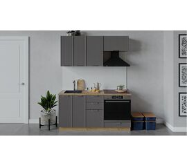 Кухонный гарнитур «Кимберли» длиной 160 см со шкафом НБ | Интернет магазин мебели и декора LifeDekor