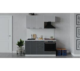 Кухонный гарнитур «Кимберли» длиной 160 см со шкафом НБ | Интернет магазин мебели и декора LifeDekor