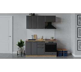 Кухонный гарнитур «Белладжио» длиной 160 см со шкафом НБ | Интернет магазин мебели и декора LifeDekor