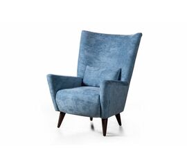 Кресло Dublin велюр синий | Интернет магазин мебели и декора LifeDekor