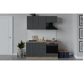 Кухонный гарнитур «Кимберли» длиной 160 см со шкафом НБ | Интернет магазин мебели и декора LifeDekor