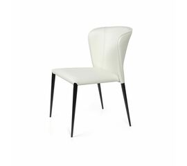 Стул Albert, кожа белый | Интернет магазин мебели и декора LifeDekor