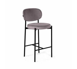 Стул полубарный Mason, бархат серый 27 | Интернет магазин мебели и декора LifeDekor