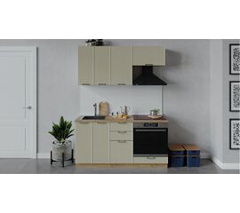 Кухонный гарнитур «Кимберли» длиной 160 см со шкафом НБ | Интернет магазин мебели и декора LifeDekor