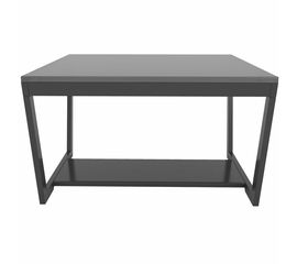 Стол журнальный BeautyStyle 1 серый графит/стекло черное | Интернет магазин мебели и декора LifeDekor