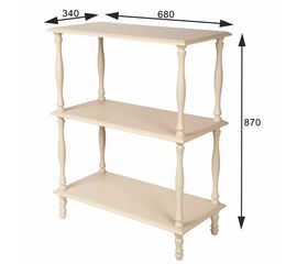 Этажерка П 9 слоновая кость | Интернет магазин мебели и декора LifeDekor