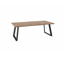 Стол Гранд 230, Дуб Веллингтон, Черный | Интернет магазин мебели и декора LifeDekor