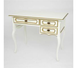 Стол 22 (Слоновая кость+золотая патина) малый | Интернет магазин мебели и декора LifeDekor