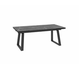 Стол Барон 200, Камень Тёмный Compakt cer/Чёрный | Интернет магазин мебели и декора LifeDekor