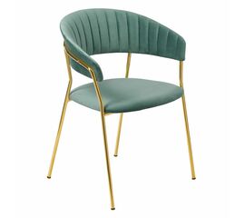 Стул Turin мятный с золотыми ножками | Интернет магазин мебели и декора LifeDekor