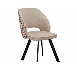 Стул DikLine 274 поворотный SB4/A2 бежевый, ножки черные | Интернет магазин мебели и декора LifeDekor