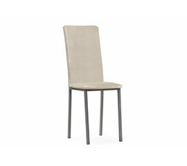 Стул на металлокаркасе Bozanak жемчуг / крокодил искусственная кожа / светлый мусс | Интернет магазин мебели и декора LifeDekor