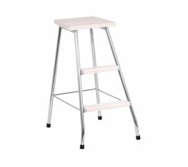 Стул-лестница (хром/беленая береза) | Интернет магазин мебели и декора LifeDekor