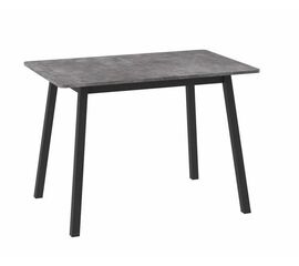 Cтол "ТИРК RADIAL-94" раздвижной (Дымчатая керамика/черный) 94(126)х64 | Интернет магазин мебели и декора LifeDekor
