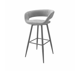 Стул полубарный Барни Р 700, Черный/Grey Lux b22 | Интернет магазин мебели и декора LifeDekor