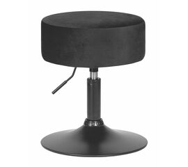 Пуф DOBRIN DANNY BLACK, черный велюр (MJ9-101), Вариант: черный велюр (MJ9-101) | Интернет магазин мебели и декора LifeDekor