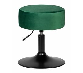 Пуф DOBRIN DANNY BLACK, зеленый велюр (MJ9-88), Вариант: зеленый велюр (MJ9-88) | Интернет магазин мебели и декора LifeDekor