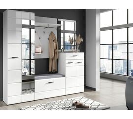 Прихожая «Йорк», Белый/белый глянец | Интернет магазин мебели и декора LifeDekor