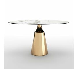 Стол овальный Lucas 160, керамика матовая, белая | Интернет магазин мебели и декора LifeDekor