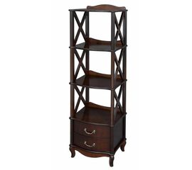 Этажерка "Джульетта"-3 (орех) Вис | Интернет магазин мебели и декора LifeDekor