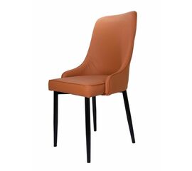 Стул Kristian коричневый, кожа | Интернет магазин мебели и декора LifeDekor