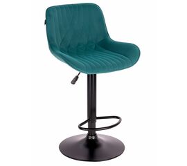 Барный стул Everprof Grace Black Ткань Темно-зеленый | Интернет магазин мебели и декора LifeDekor