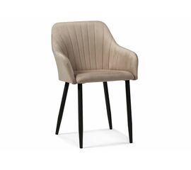 Стул на металлокаркасе Слэм бежевое / черное | Интернет магазин мебели и декора LifeDekor