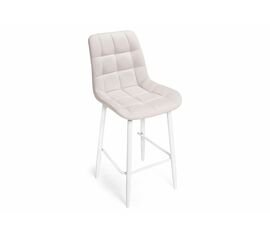Барный стул Алст К крутящийся молочный / белый | Интернет магазин мебели и декора LifeDekor