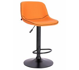 Барный стул Everprof Smile Black Экокожа Оранжевый | Интернет магазин мебели и декора LifeDekor