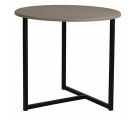 Стол журнальный BeautyStyle 27 текстиль темный/черный | Интернет магазин мебели и декора LifeDekor