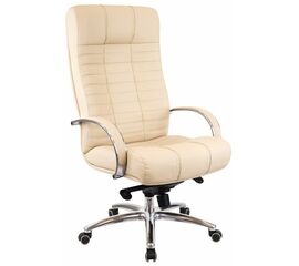 Кресло руководителя Everprof Atlant AL M Кожаное Бежевый | Интернет магазин мебели и декора LifeDekor