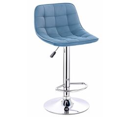 Барный стул Everprof Cooper Ткань Голубой | Интернет магазин мебели и декора LifeDekor