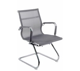 Кресло для посетителей Everprof Opera CF Сетка Серый | Интернет магазин мебели и декора LifeDekor