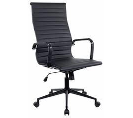 Кресло руководителя Everprof Rio Black T Экокожа Черный | Интернет магазин мебели и декора LifeDekor