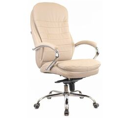 Кресло руководителя Everprof Valencia M Кожаное Бежевый | Интернет магазин мебели и декора LifeDekor
