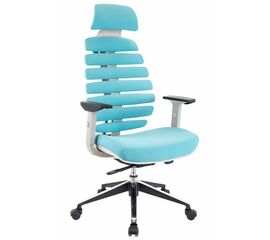 Эргономичное кресло Everprof Ergo Grey Ткань Бирюзовый | Интернет магазин мебели и декора LifeDekor