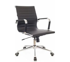 Операторское кресло Everprof Leo T Экокожа Черный | Интернет магазин мебели и декора LifeDekor