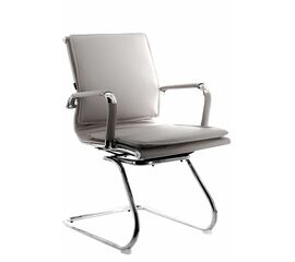 Кресло для посетителей Everprof Nerey CF Экокожа Серый | Интернет магазин мебели и декора LifeDekor