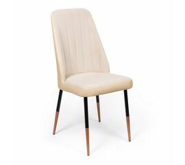 Кухонный стул SHADO Мокка PREMIUM бежевые/черные ножки | Интернет магазин мебели и декора LifeDekor