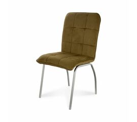 Стул для обеденной зоны SHADO София Велюр хаки хром | Интернет магазин мебели и декора LifeDekor